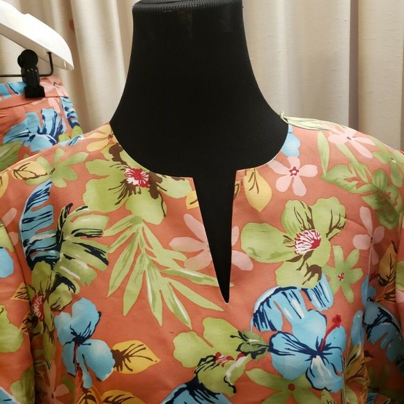 Cynthia Howie Maggy Boutique Skirt Set Silk 14W - Picture 3 of 10